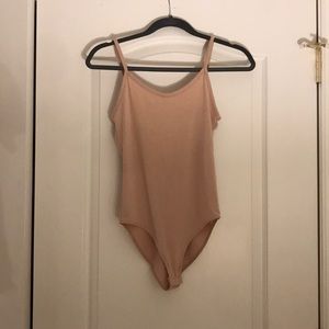 Tan body suit from Forever 21
